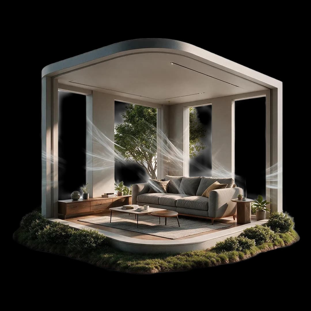 3-Sided Ventilation